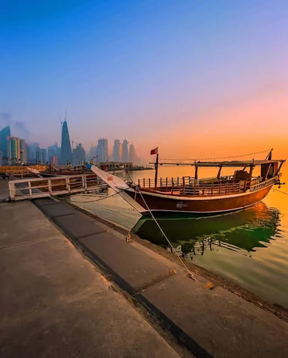 Doha: Traditional Dhow Harbour Cruise, Skyline View and Sunset