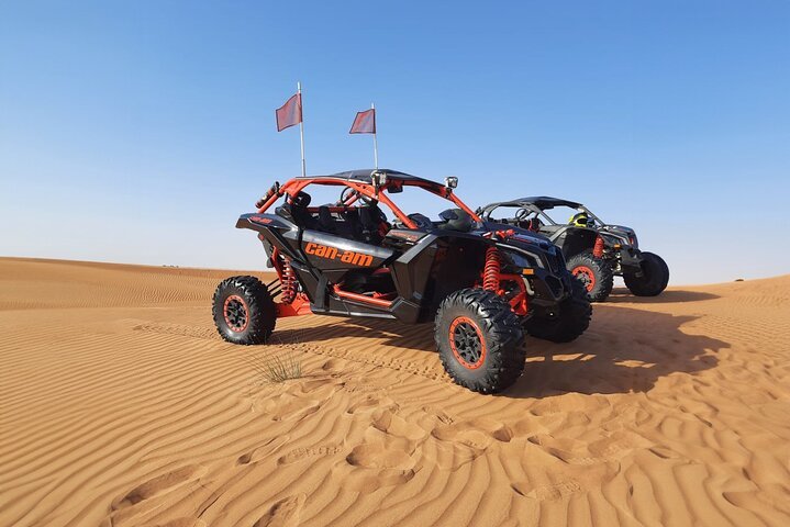 Dubai: 1 - Hour Can - Am Buggy Tour with Camel Ride and Sandboarding