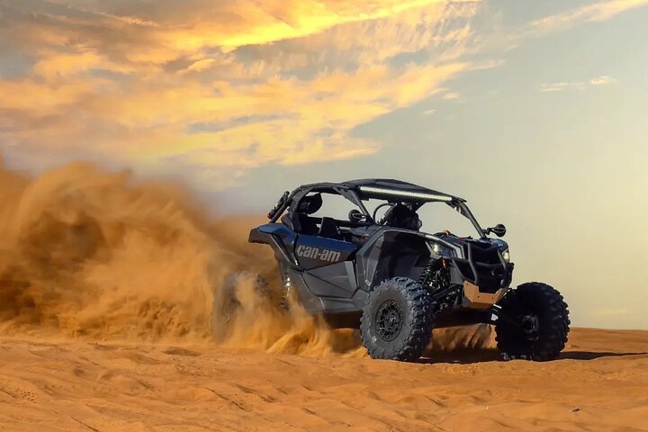 Dubai: 1 - Hour Can - Am Buggy Tour with Camel Ride and Sandboarding