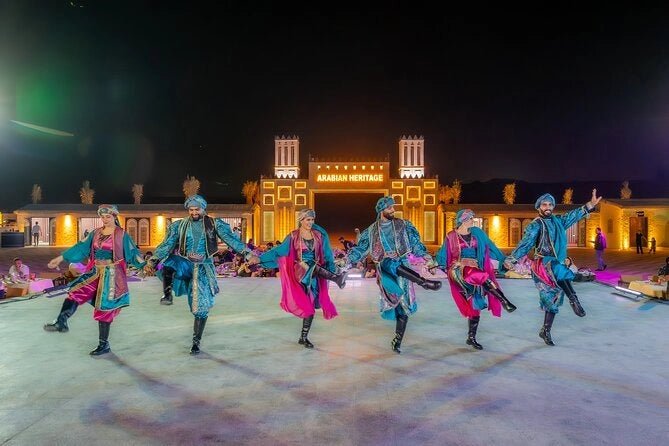 Dubai: Arabian Heritage Evening Desert Safari with BBQ Dinner, Camel Ride and Live Shows