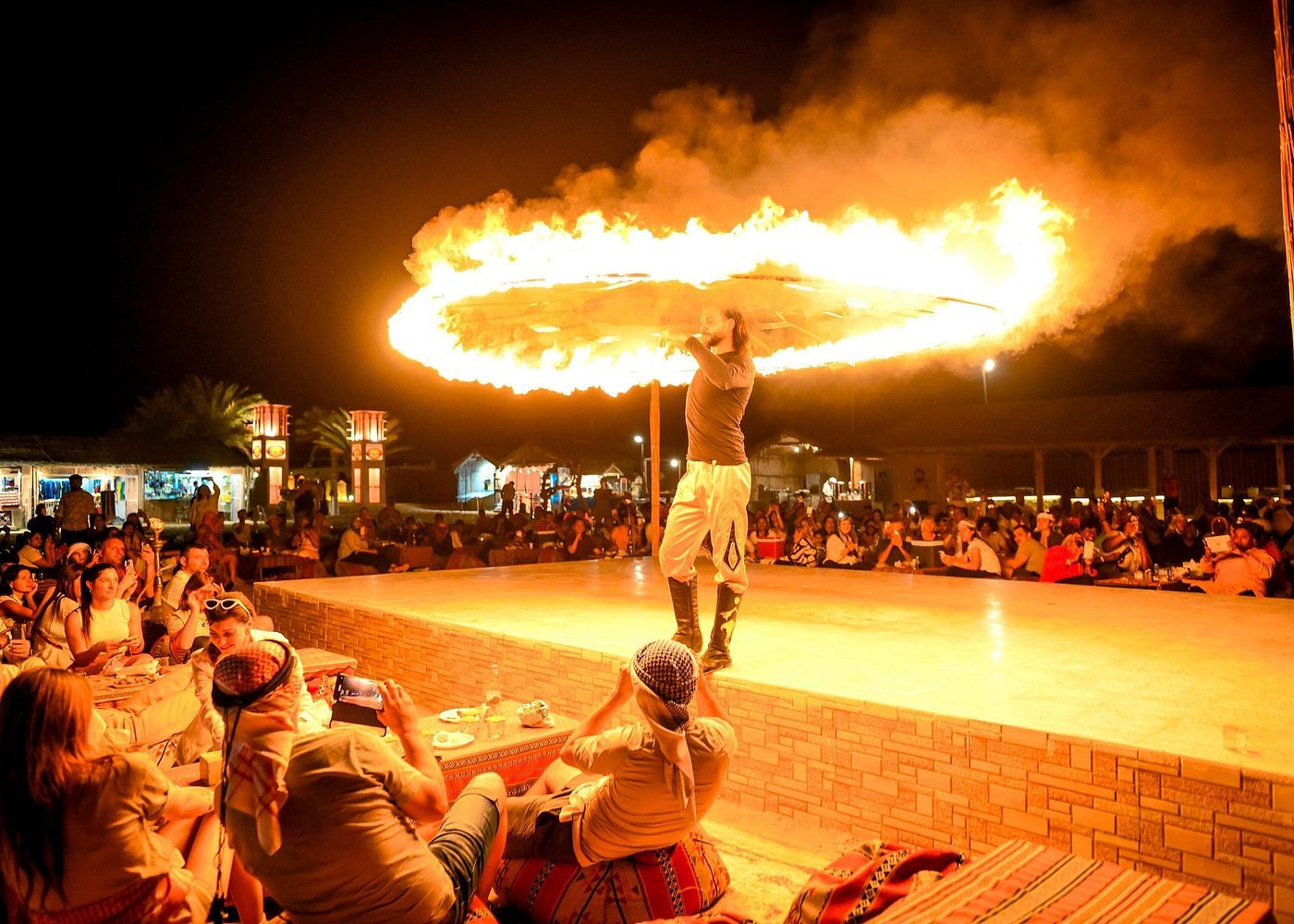 Dubai: Desert Dinner with Camel Ride, BBQ and Live Shows