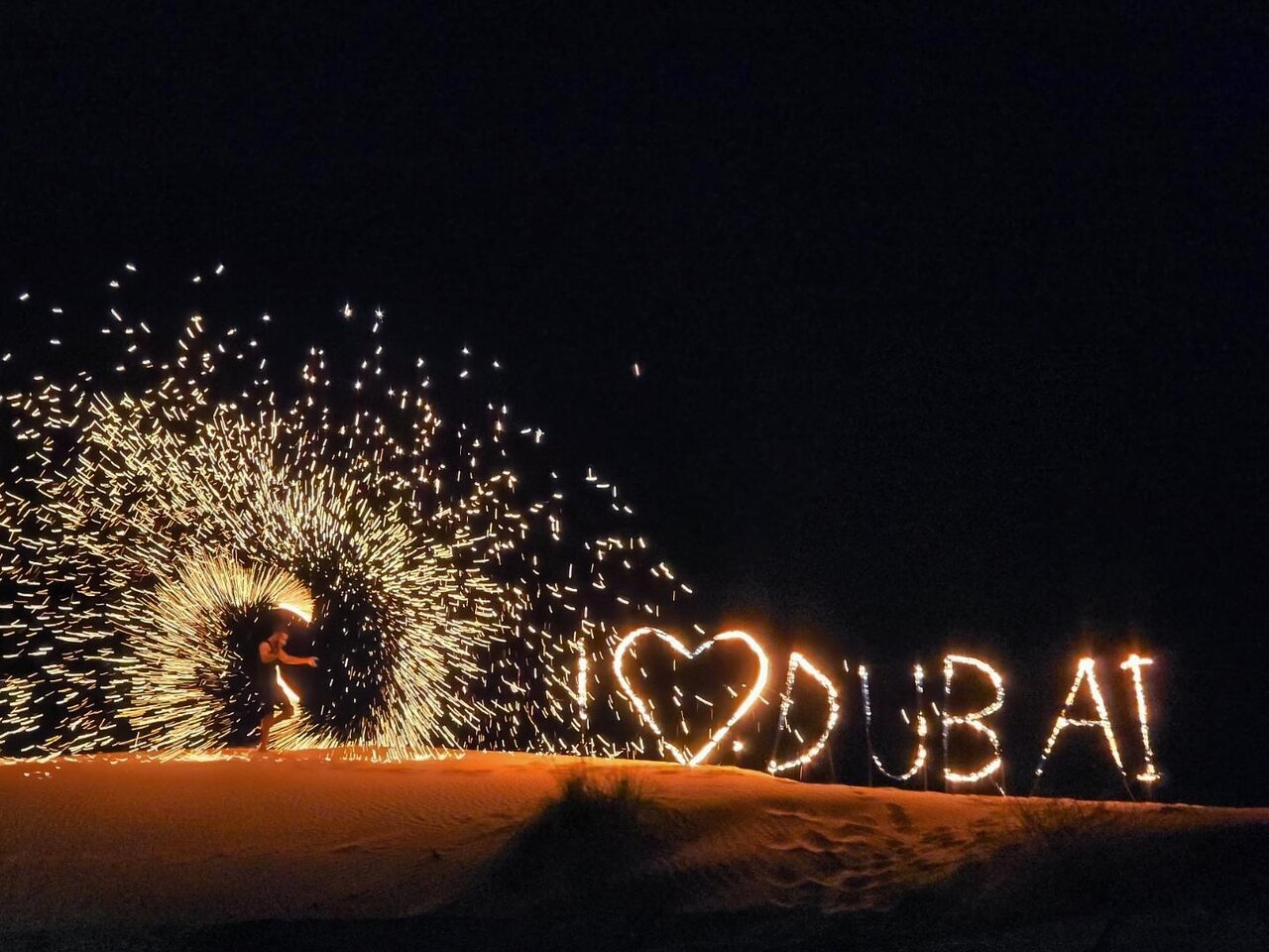 Dubai: Desert Dinner with Camel Ride, BBQ and Live Shows