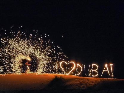 Dubai: Desert Dinner with Camel Ride, BBQ and Live Shows