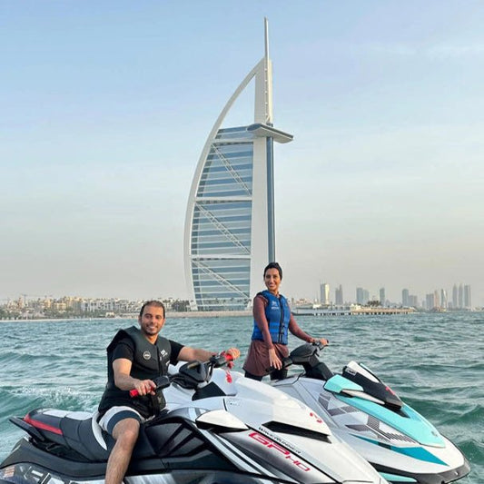 Dubai: Jet Ski Adventure with Burj Al Arab and Atlantis Views