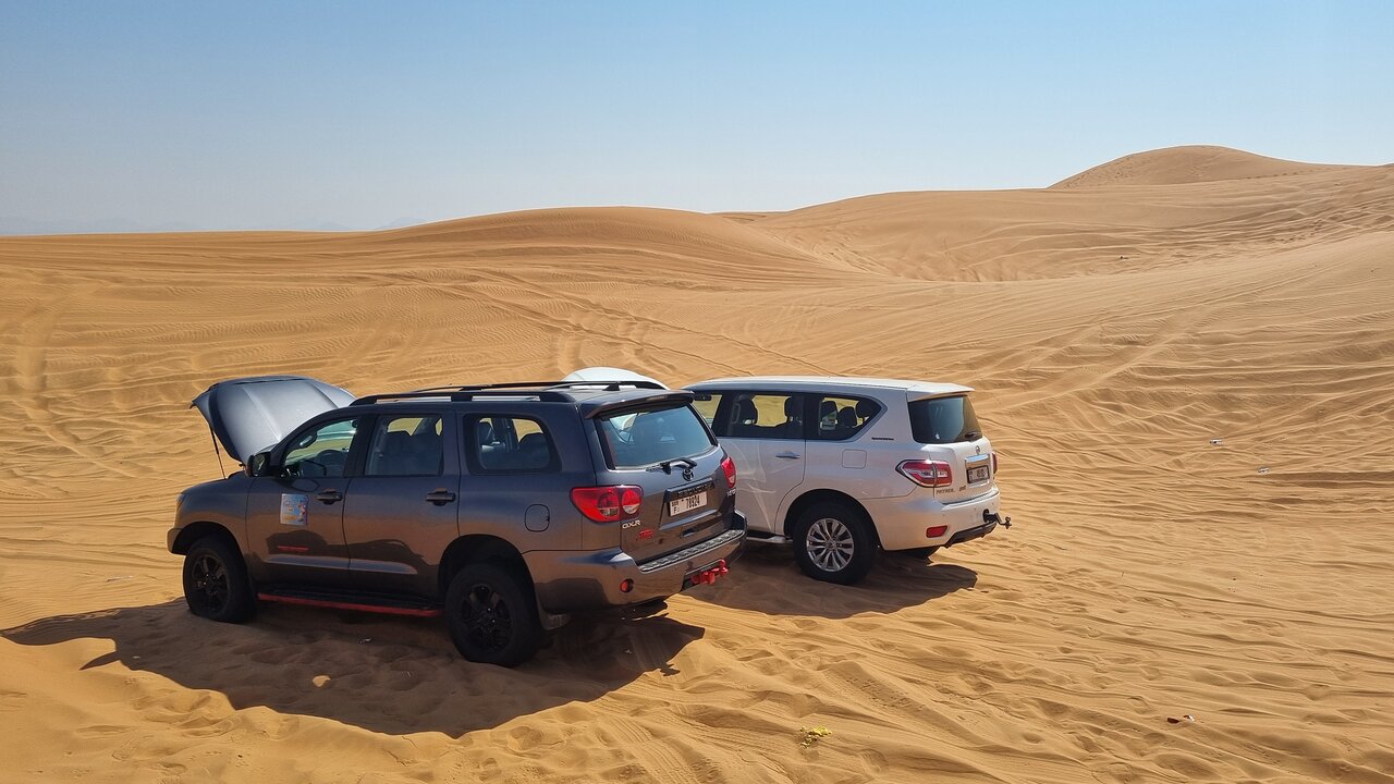 Dubai: Mid - Day Desert Safari with Brunch, Camel Ride and Quad Bike Options