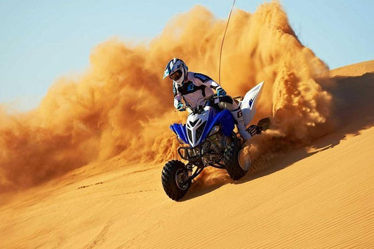 Dubai: Morning Desert Safari with Quad Bike, Sandboarding and Camel Ride