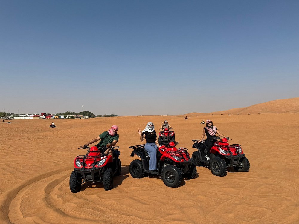 Dubai: Morning Red Dune Safari with Camel Ride, Sandboarding, and Optional Quad Bike