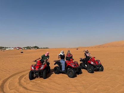 Dubai: Morning Red Dune Safari with Camel Ride, Sandboarding, and Optional Quad Bike