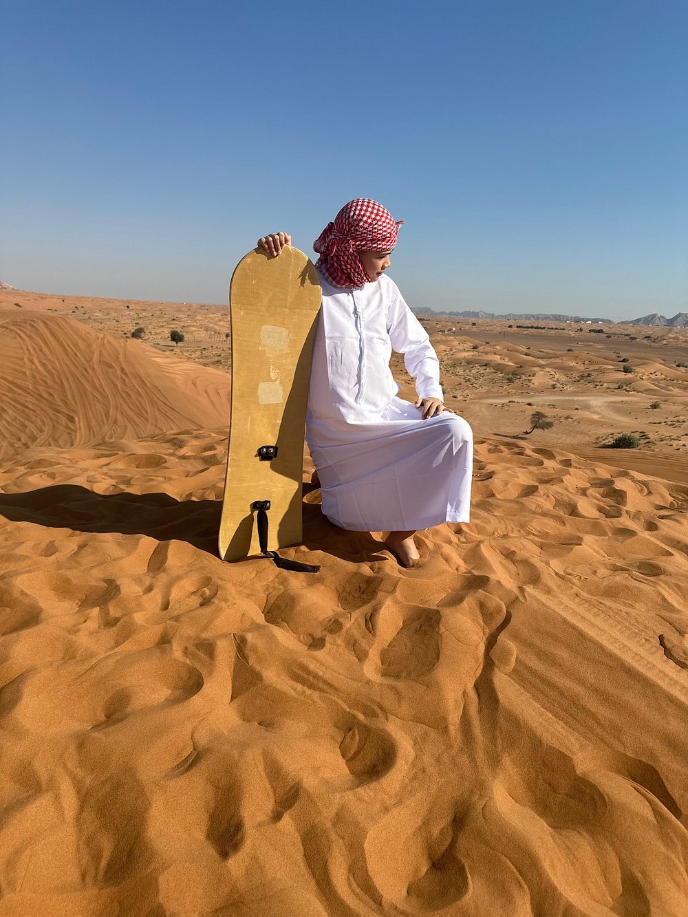 Dubai: Morning Red Dune Safari with Camel Ride, Sandboarding, and Optional Quad Bike