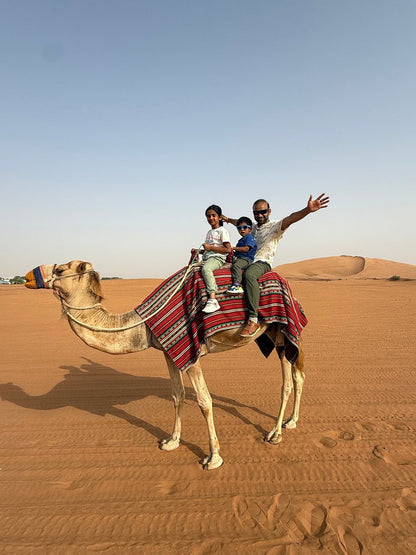 Dubai: Morning Red Dune Safari with Camel Ride, Sandboarding, and Optional Quad Bike