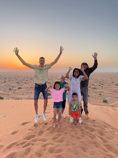 Dubai: Morning Red Dune Safari with Camel Ride, Sandboarding, and Optional Quad Bike