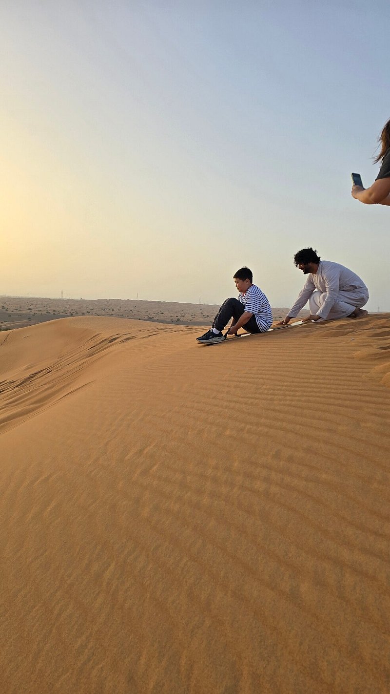 Dubai: Morning Red Dune Safari with Camel Ride, Sandboarding, and Optional Quad Bike