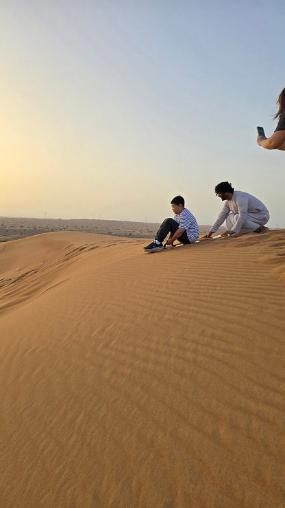 Dubai: Morning Red Dune Safari with Camel Ride, Sandboarding, and Optional Quad Bike