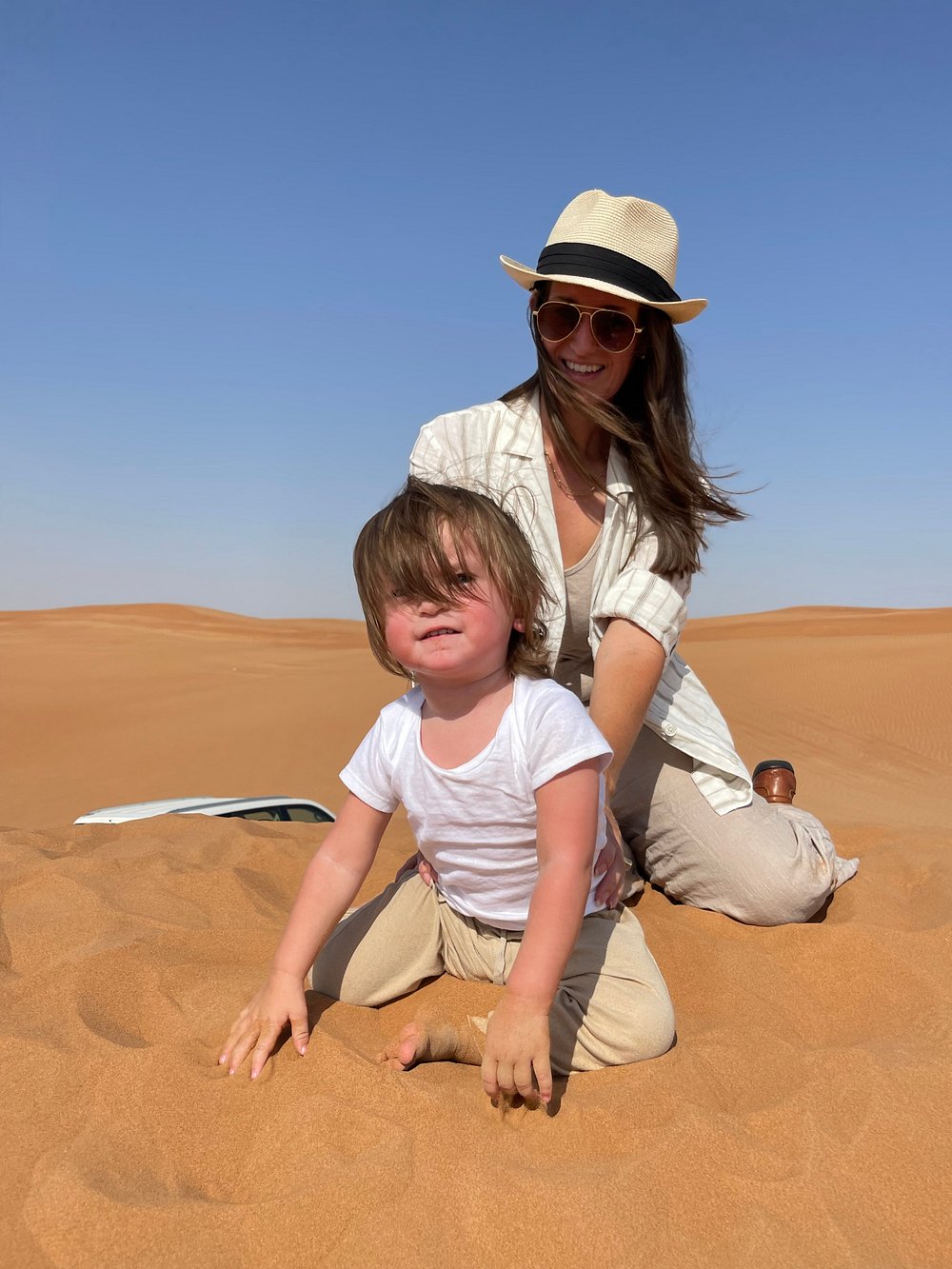 Dubai: Morning Red Dunes Safari with Camel Ride, Sandboarding and Falcon Photo