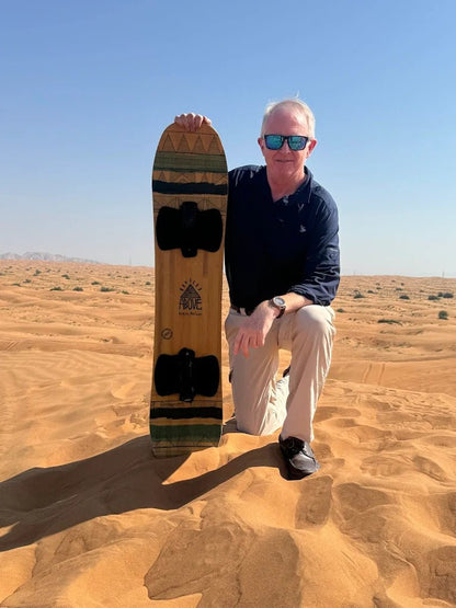 Dubai: Private Desert Safari with Camel Ride, Sandboarding and Falcon Photo