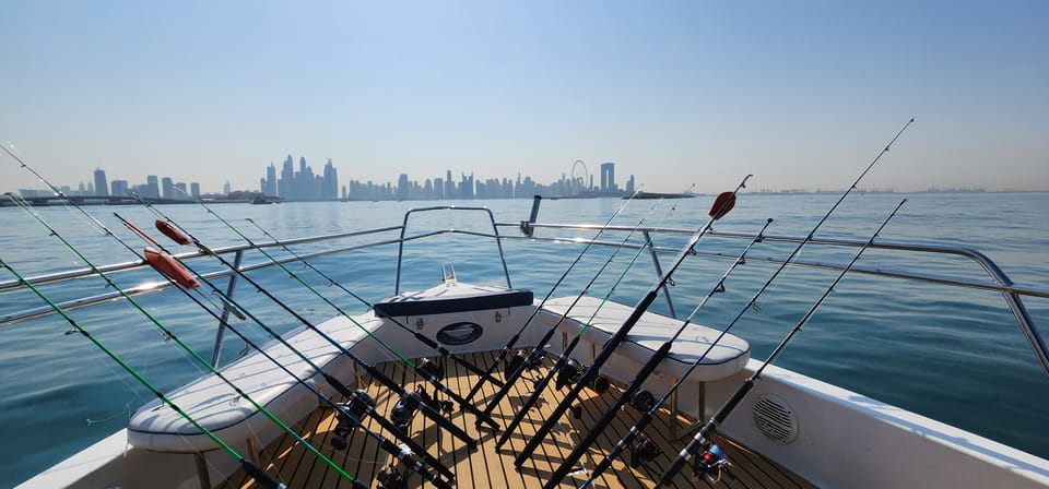 Dubai: Private Fishing Trip in the Deep Sea with BBQ Meal
