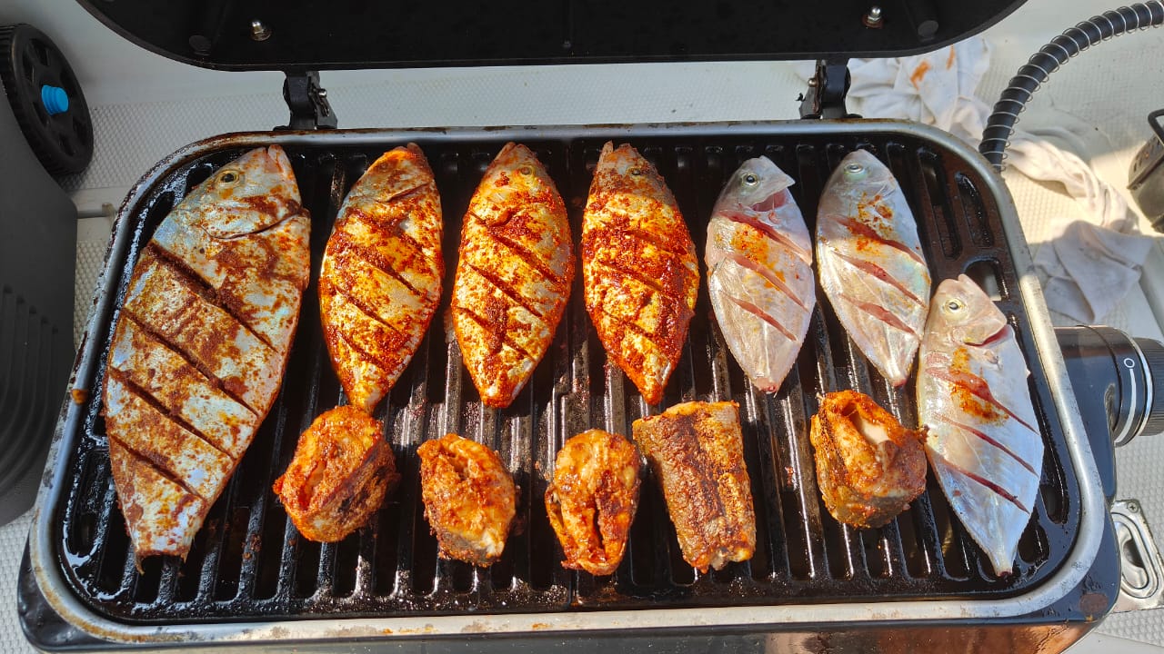 Dubai: Private Fishing Trip in the Deep Sea with BBQ Meal
