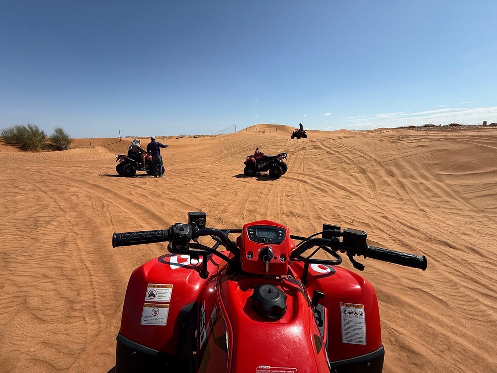 Dubai: Quad Bike and Camel Ride Adventure on the Red Dunes with Hotel Pickup