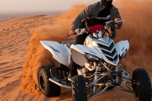 Dubai: Quad Bike and Camel Ride Adventure on the Red Dunes with Hotel Pickup