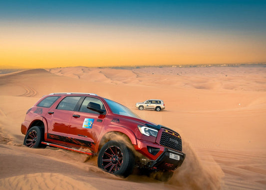 Dubai: Self - Drive Buggy Adventure with Camel Ride and Sandboarding