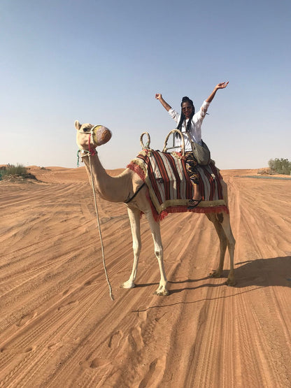 Dubai: Sunrise Desert Safari with Dune Bashing, Camel Ride and Sandboarding