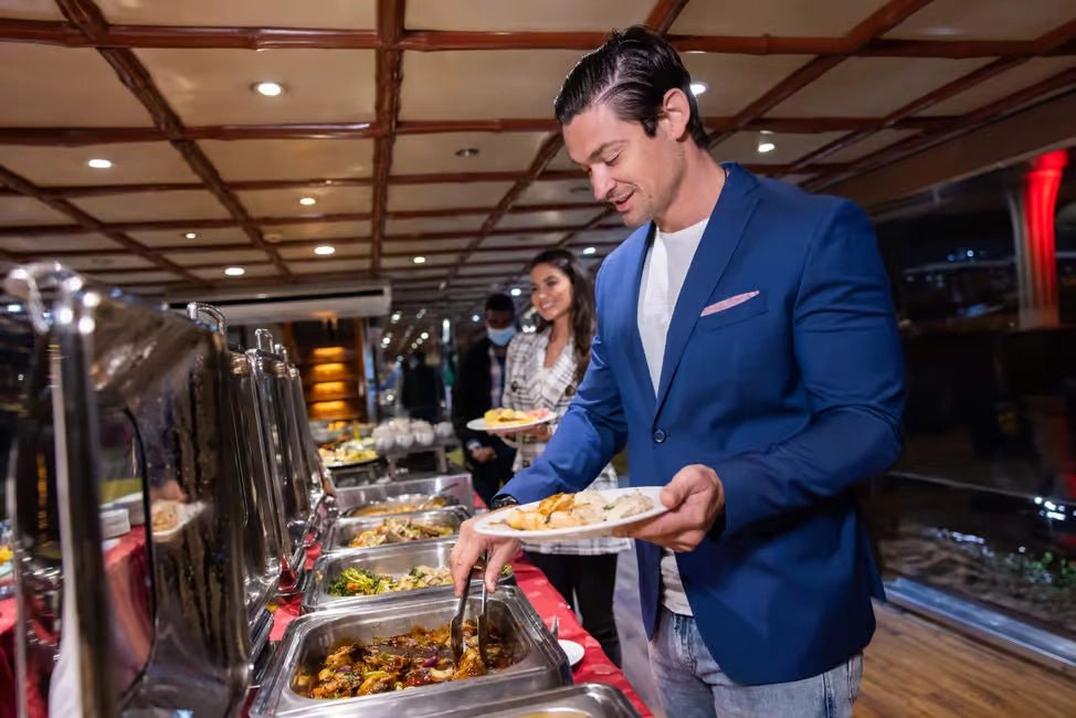 Dubai: Water Canal Cruise with IMAGINE Show and Buffet Dinner