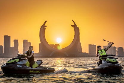 Doha: Jet Ski Adventure at Old Doha Port with Hotel Pickup