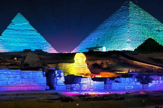 Cairo: Sound and Light Show at Giza Pyramids