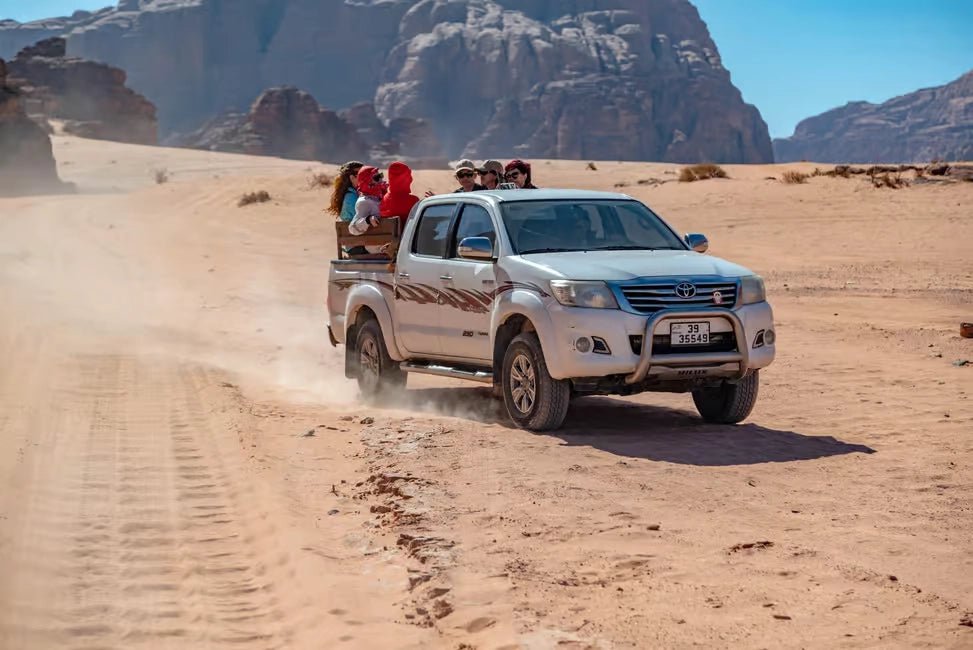 From Amman: 3 - Day Private Tour of Petra, Wadi Rum 4x4 Safari and Dead Sea