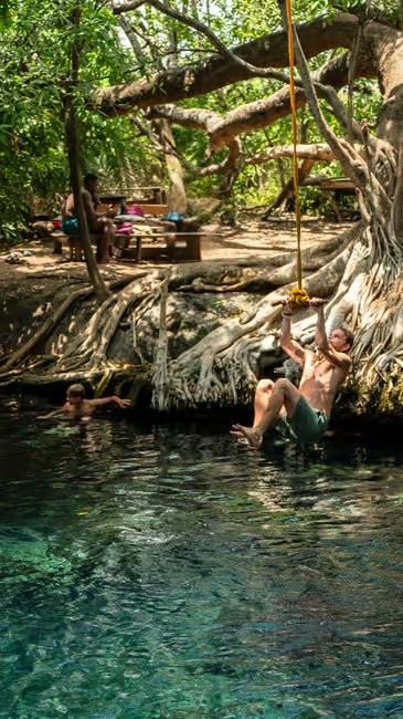 From Arusha or Moshi: Materuni Waterfall, Coffee Farm and Chemka Hot Springs Day Tour