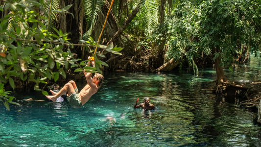 From Arusha or Moshi: Materuni Waterfall, Coffee Farm and Chemka Hot Springs Day Tour