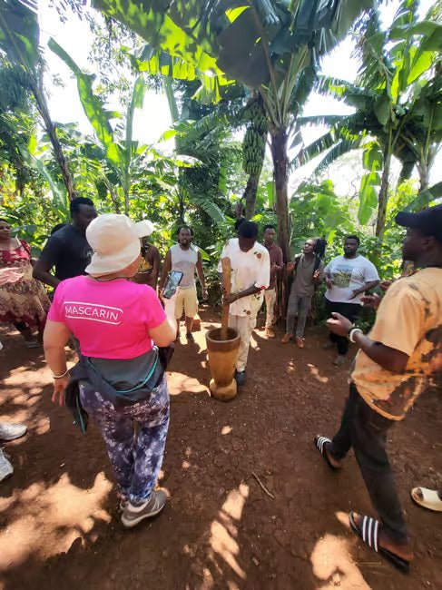 From Arusha or Moshi: Materuni Waterfall, Coffee Farm and Chemka Hot Springs Day Tour