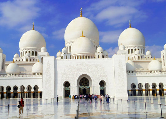From Dubai: Abu Dhabi City Tour with Grand Mosque Visit