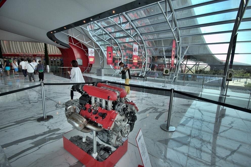 From Dubai: Abu Dhabi Sheikh Zayed Grand Mosque and Ferrari World Full - Day Tour