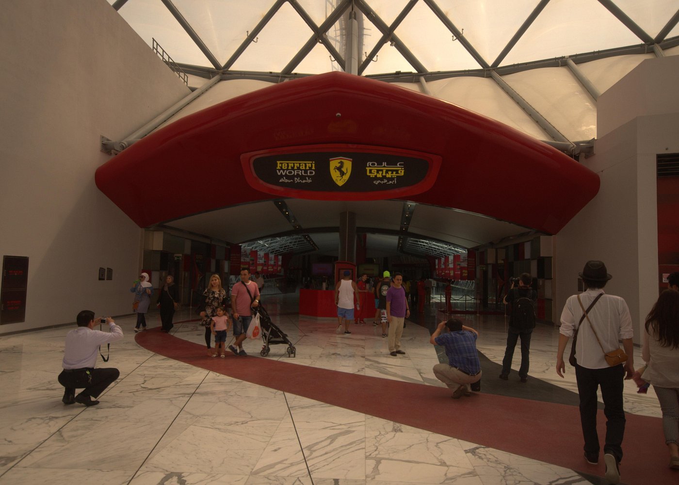 From Dubai: Abu Dhabi Sheikh Zayed Grand Mosque and Ferrari World Full - Day Tour