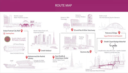 From Dubai: Dinner Cruise on Dubai Water Canal and La Perle Show with Silver Pass