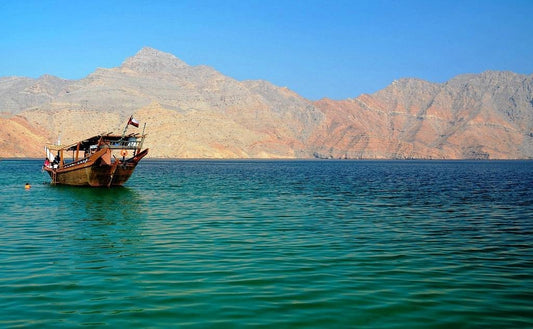From Khasab: Fjords of Musandam Dhow Cruise with Buffet Lunch