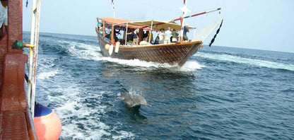From Khasab: Overnight Dhow Cruise with Dolphin Watching and Snorkeling