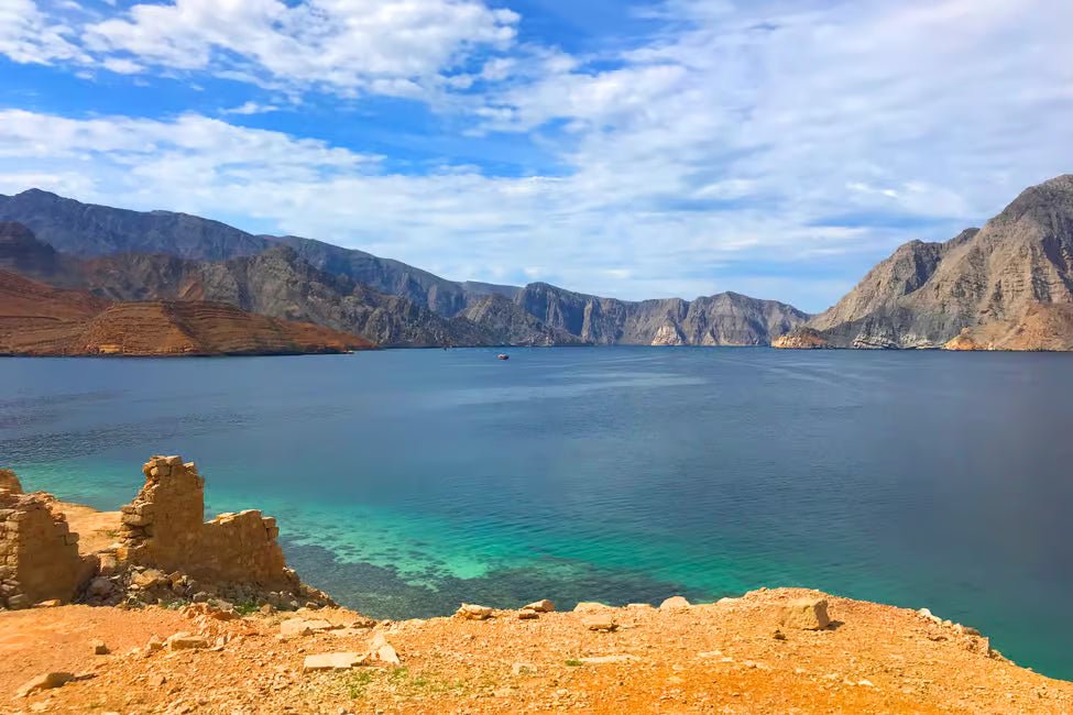 From Khasab: Overnight Dhow Cruise with Dolphin Watching and Snorkeling