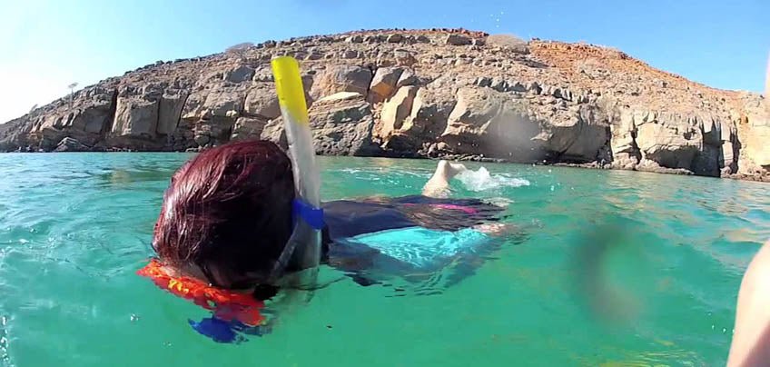 From Khasab: Overnight Dhow Cruise with Dolphin Watching and Snorkeling