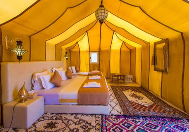 marrakesch zelt Ab Marrakech: 3-tägige Sahara-Wüstentour nach Merzouga mit Kamelritt – Shouf