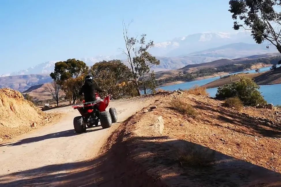 From Marrakech: Agafay Desert Camel Ride and Quad Bike Tour