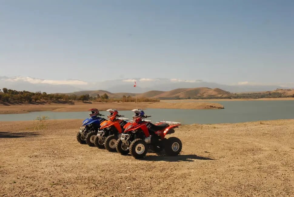 From Marrakech: Agafay Desert Camel Ride and Quad Bike Tour