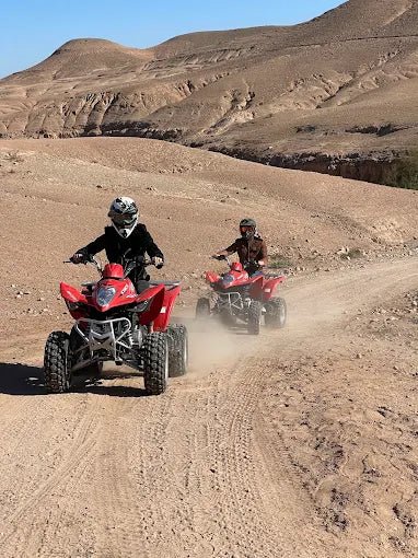 From Marrakech: Agafay Desert Camel Ride and Quad Bike Tour