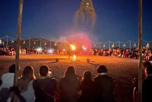 From Marrakech: Agafay Desert Quad Biking, Camel Ride, and Dinner with Fire Show