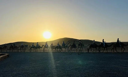 From Marrakech: Agafay Desert Quad Biking, Camel Ride, and Dinner with Fire Show