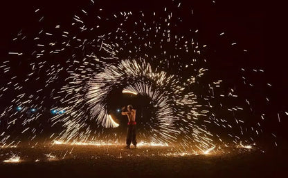 From Marrakech: Agafay Desert Quad Biking, Camel Ride, and Dinner with Fire Show