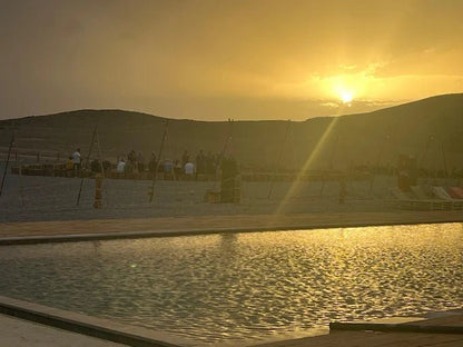 From Marrakech: Agafay Desert Sunset Camel Ride, Dinner and Fire Show