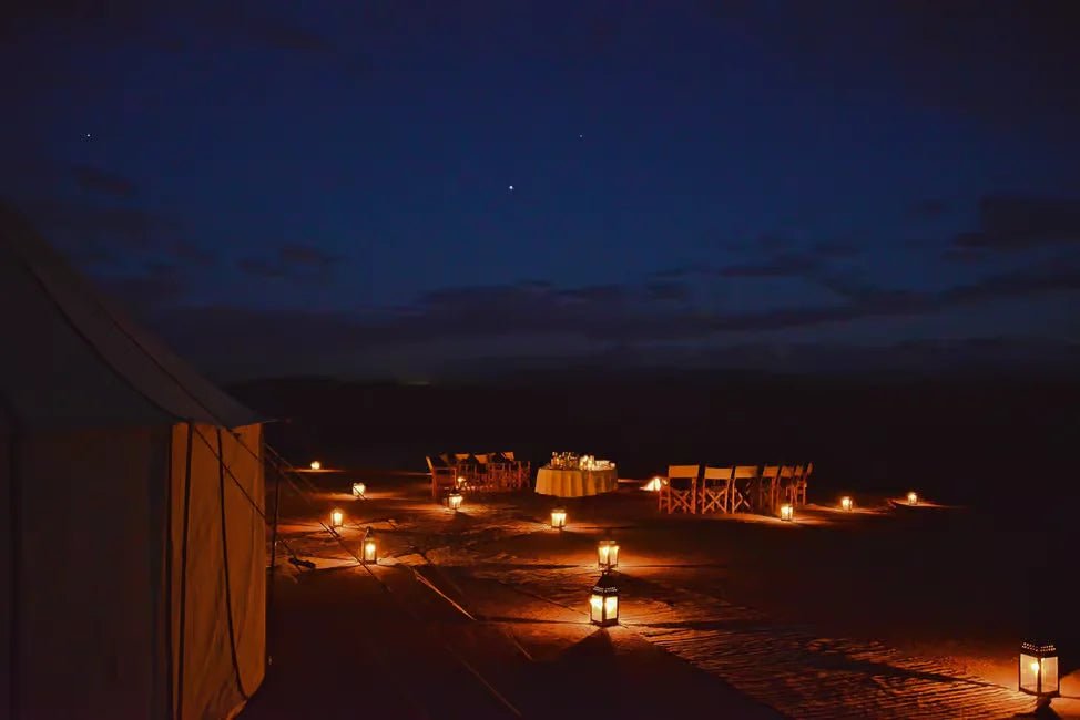From Marrakech: Agafay Desert Sunset Camel Ride with Dinner