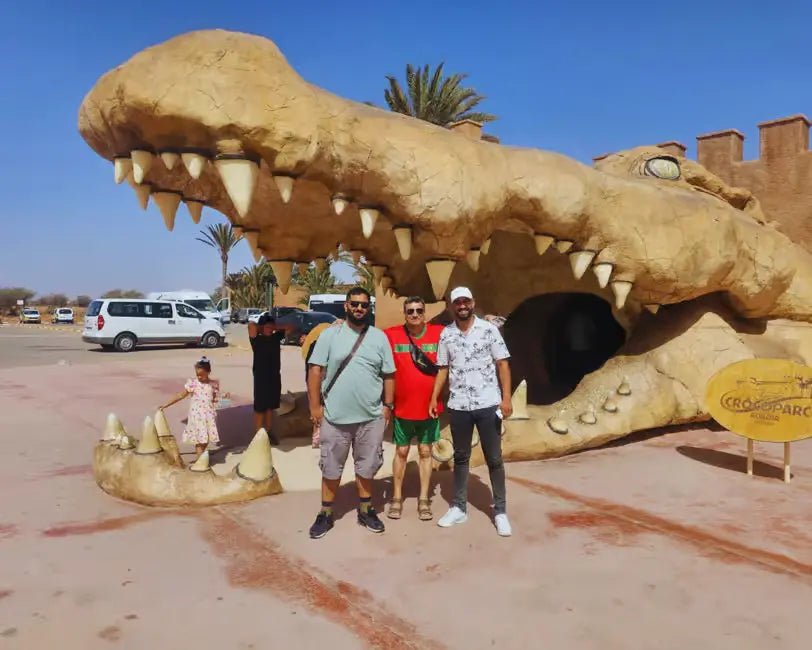 From Marrakech: Full - Day Trip to Agadir with Crocoparc and Beach Visit